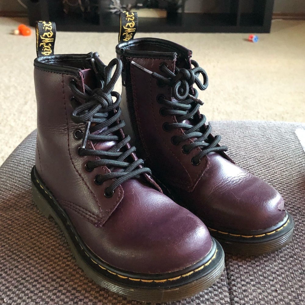 Dr. Martens Purple Delaney Boots UK11/ US12 Unisex
